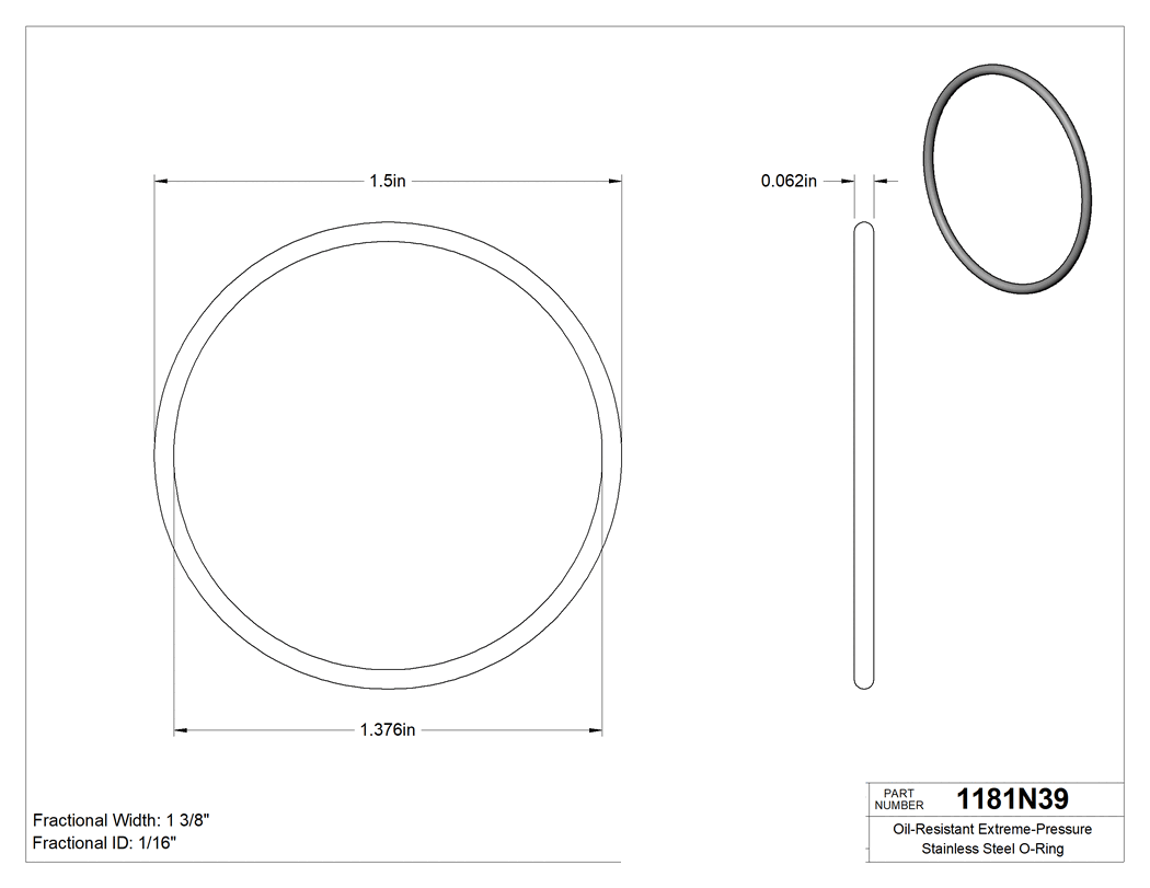 Technical drawing - 1181N39